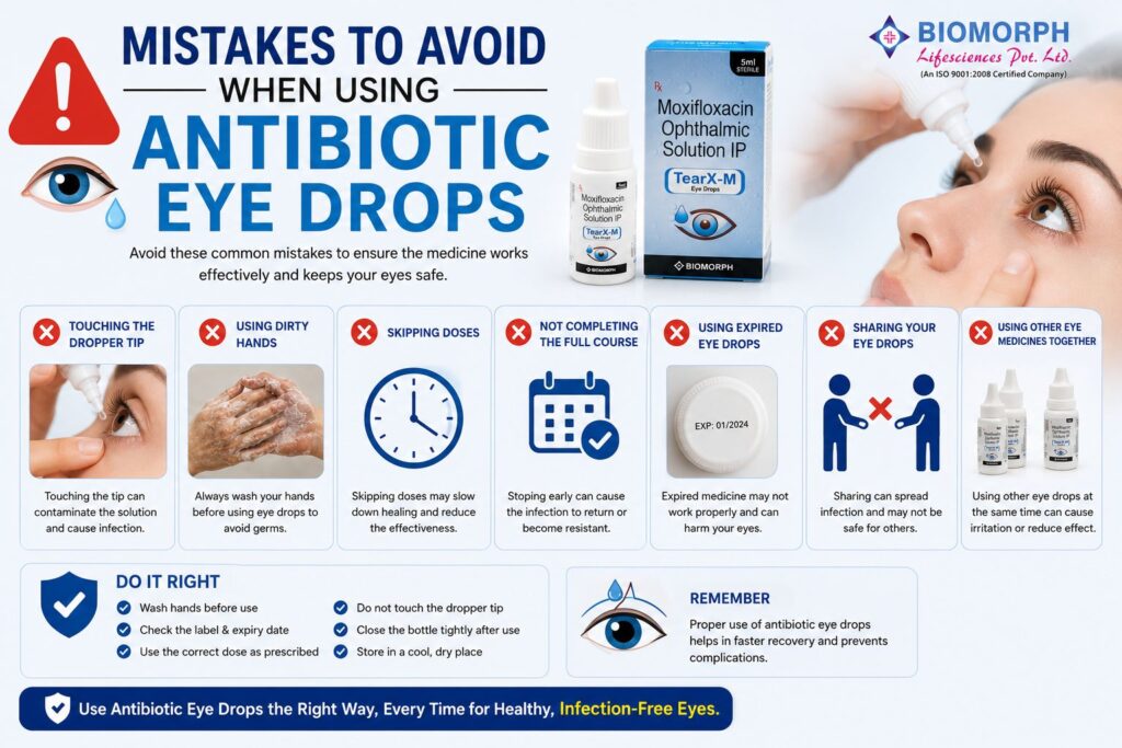 Mistakes to Avoid When Using Antibiotic Eye Drops
