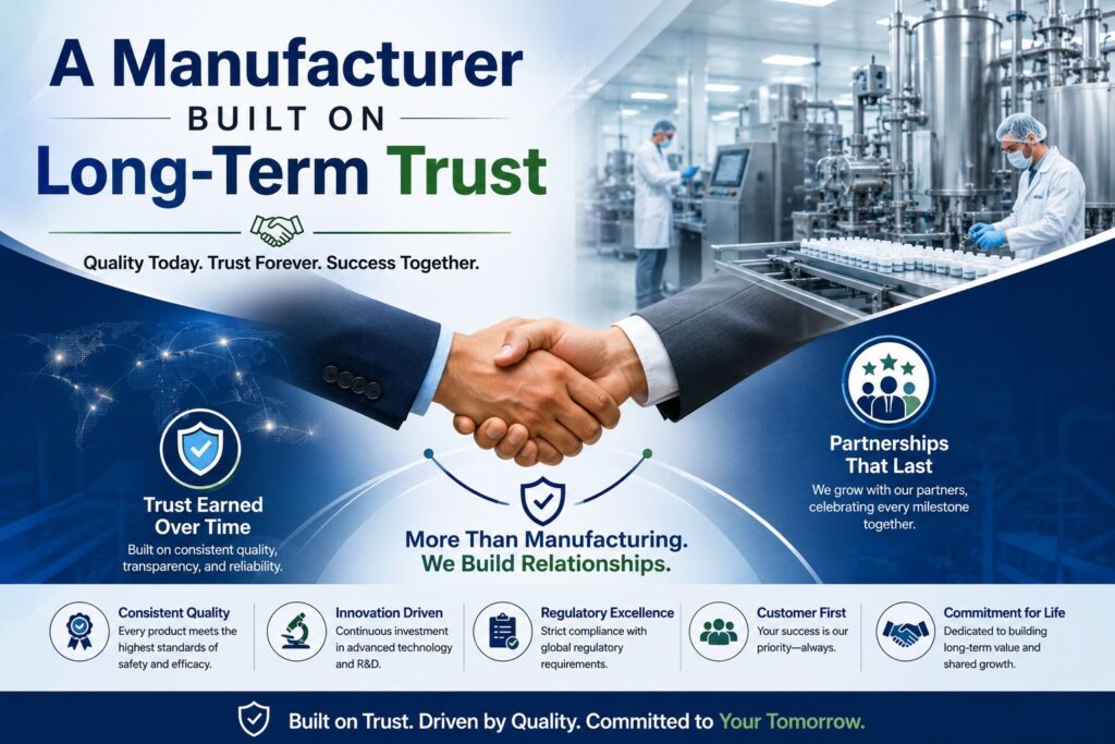 A Manufacturer Built on Long-Term Trust