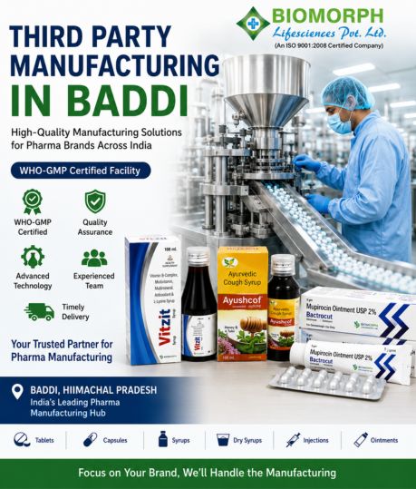 Third Party Manufacturing in Baddi