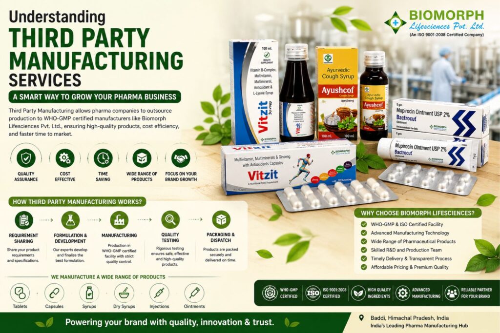 Third Party Manufacturing in Baddi