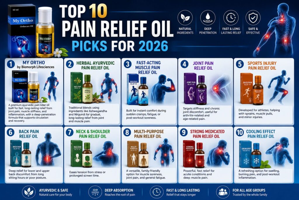 Top 10 Pain Relief Oil Picks for 2026