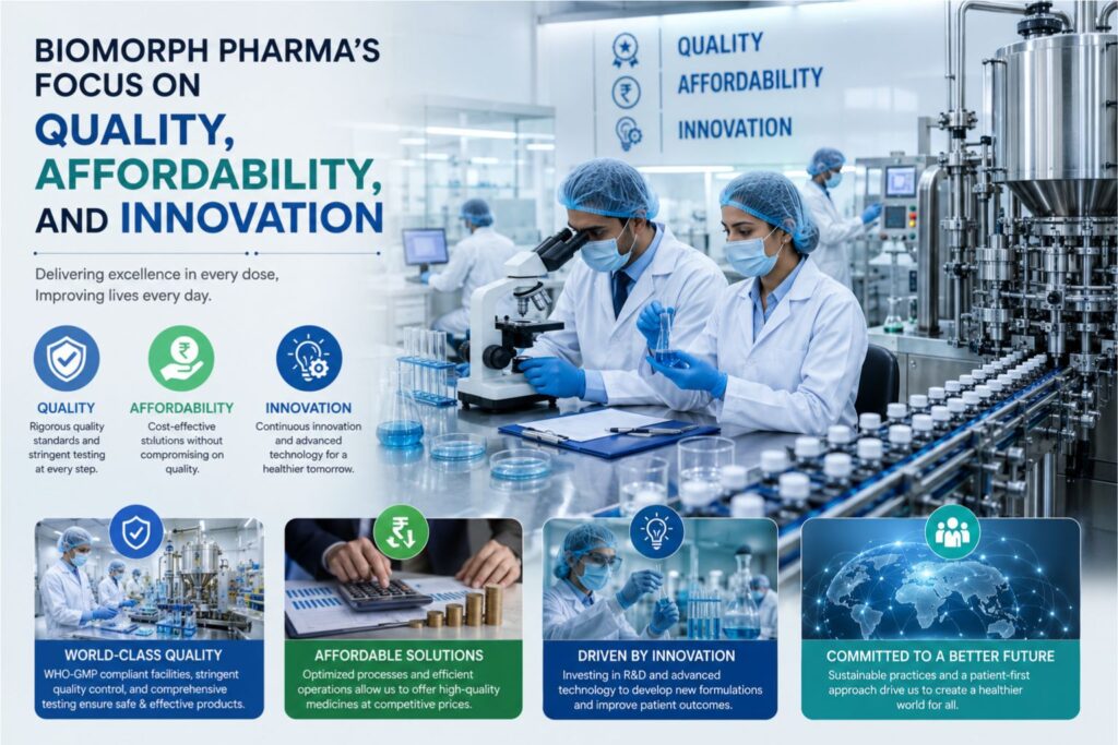 Biomorph Pharma's Focus on Quality, Affordability, and Innovation