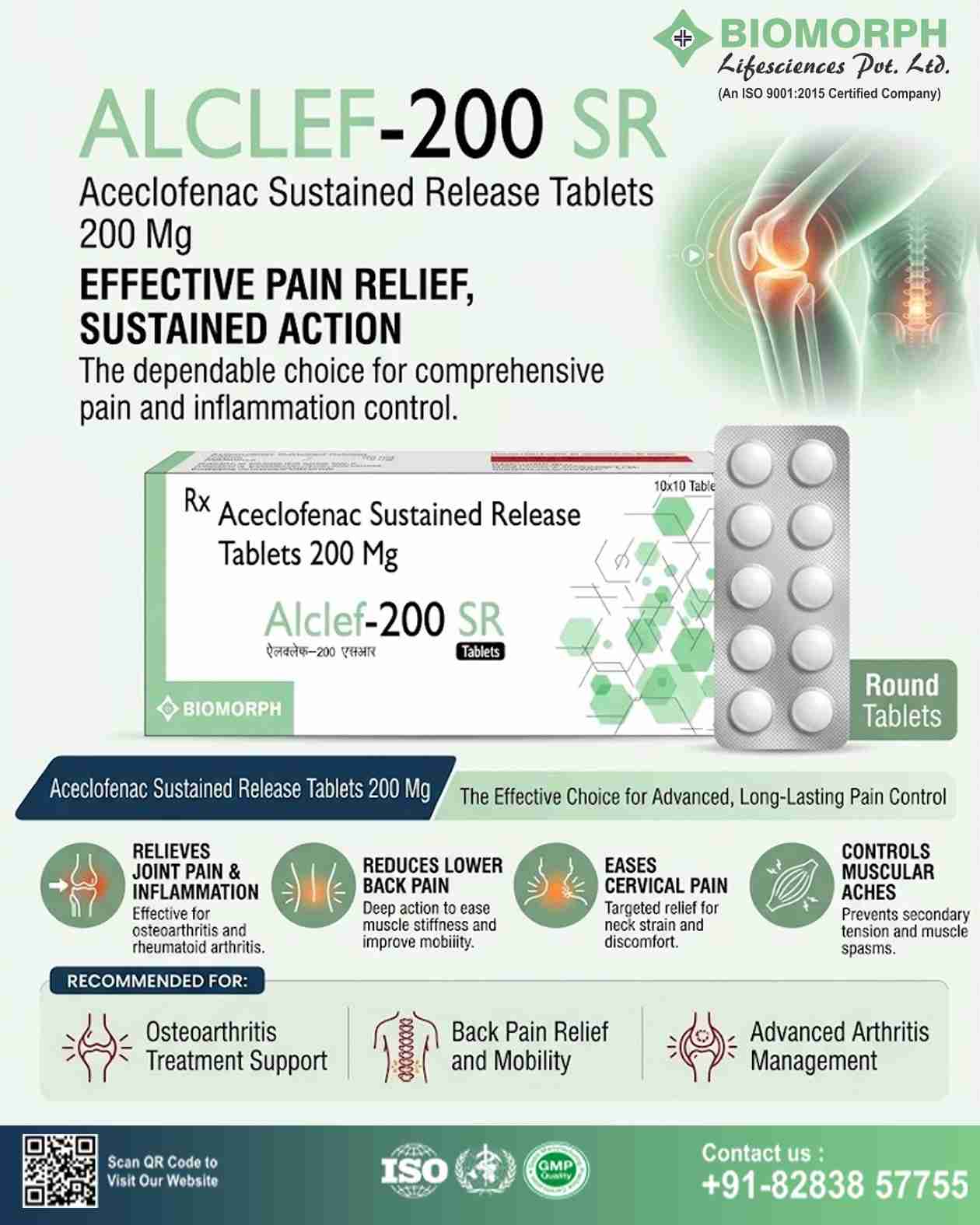 Aceclofenac Sustained Release Tablets