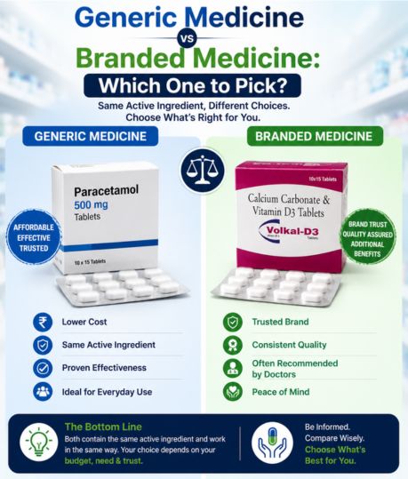 Generic Medicine vs Branded Medicine