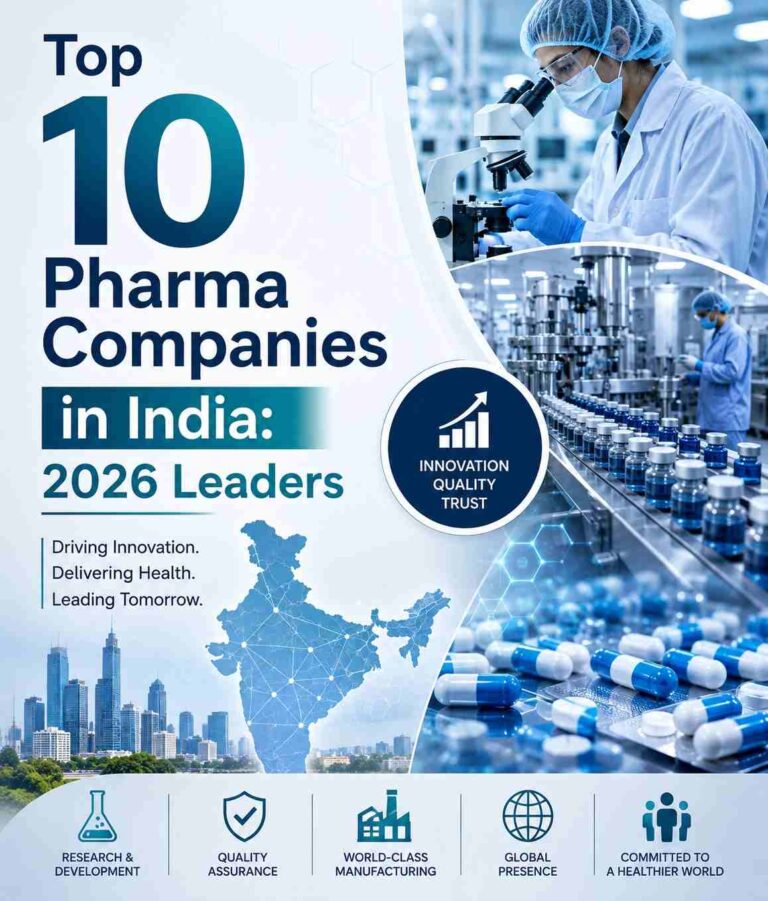top 10 pharma companies in india