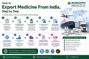 How to Export Medicine From India, Step by Step