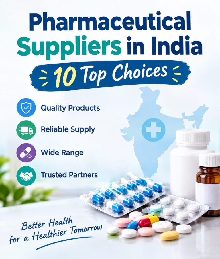 Pharmaceutical Suppliers in India: 10 Top Choices