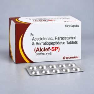 Aceclofenac Paracetamol & Serratiopeptidase Tablets