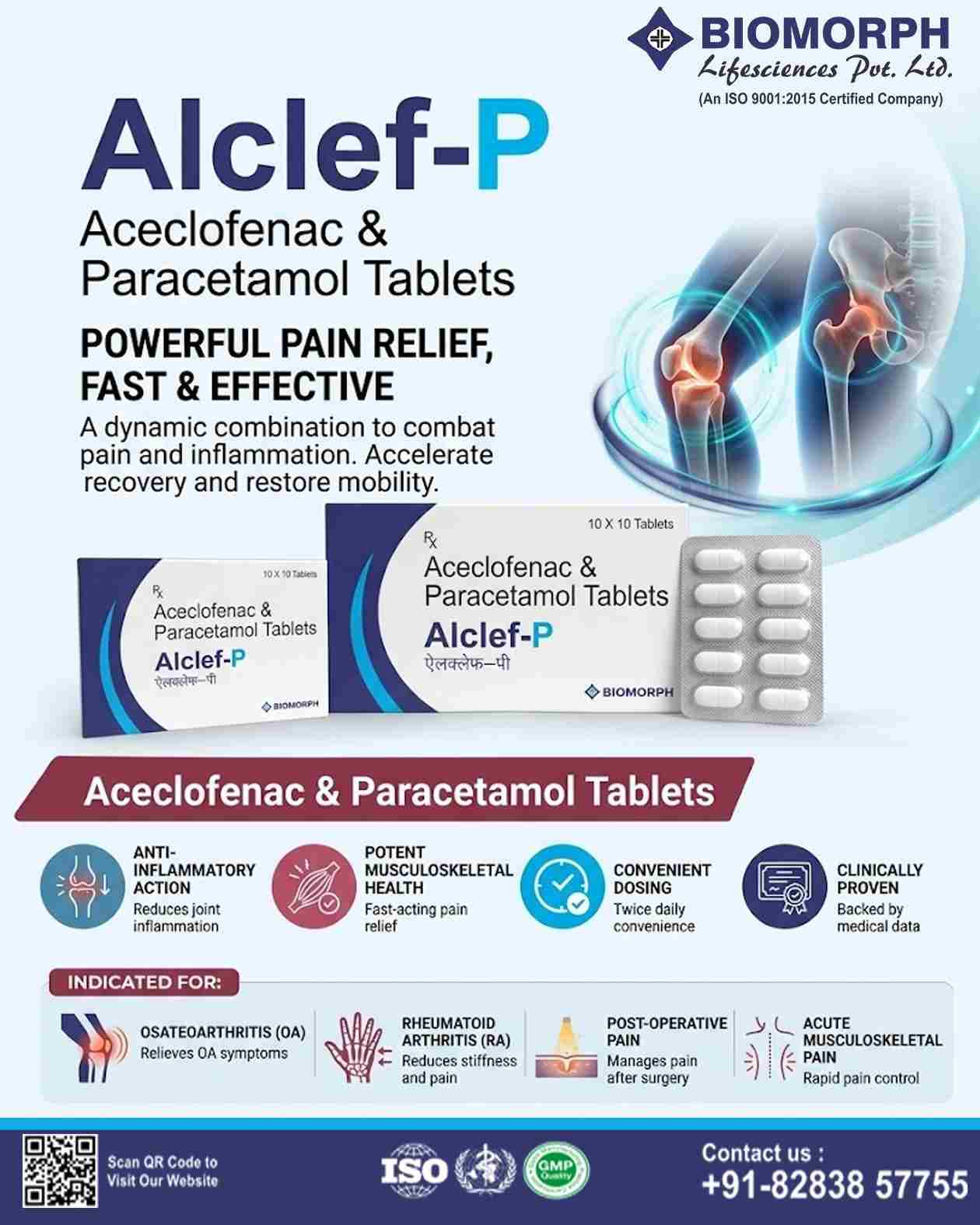 aceclofenac & paracetamol tablets
