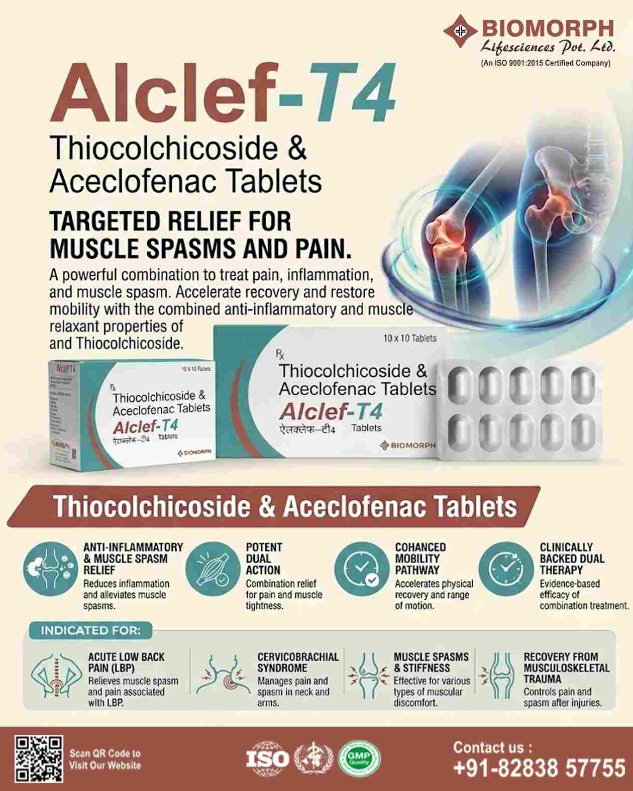 Thiocolchicoside Aceclofenac Tablet