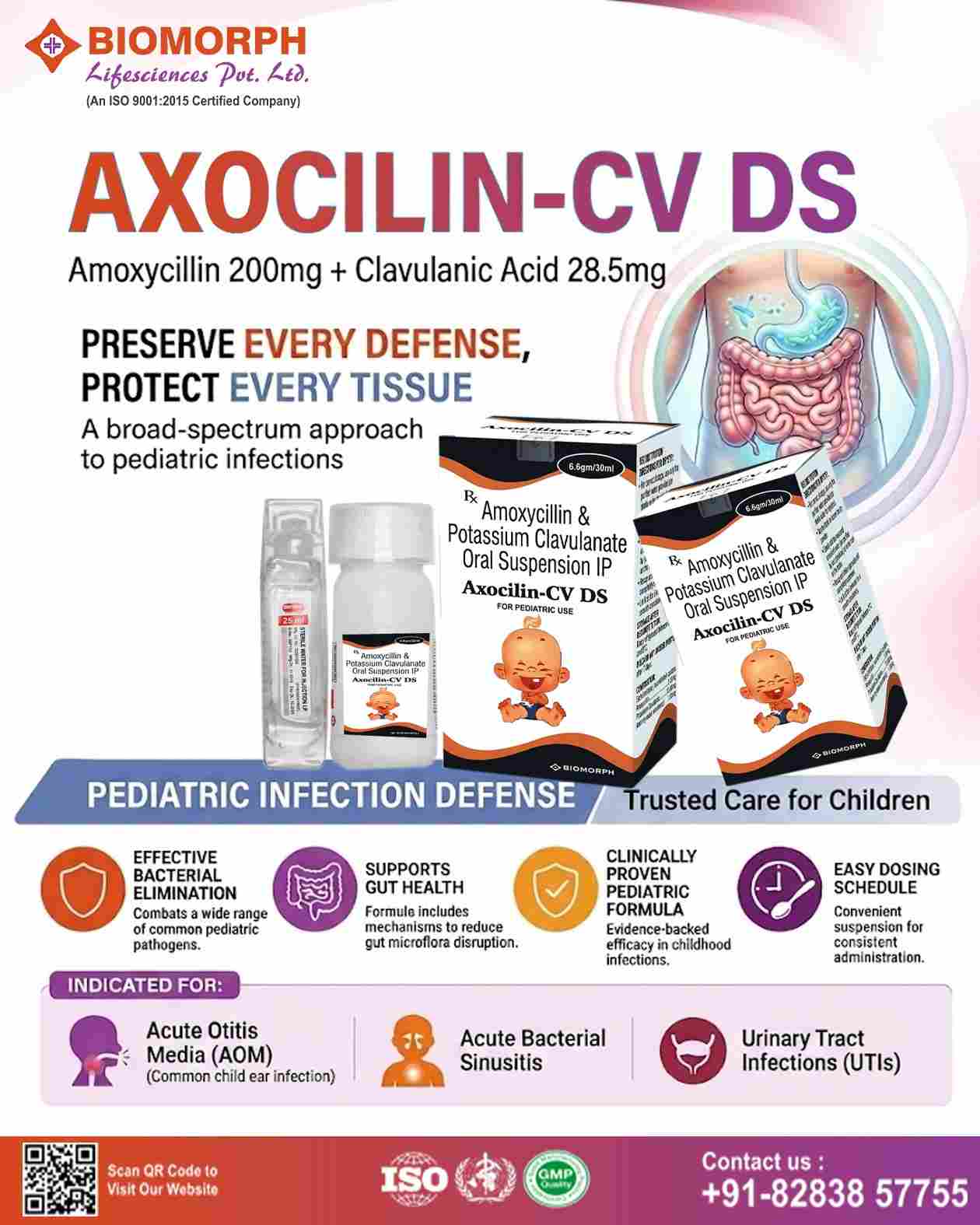 Amoxycillin & Potassium Clavulanate Oral Suspension Ip