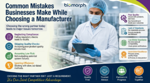 Common Mistakes Businesses Make While Choosing a Manufacturer 