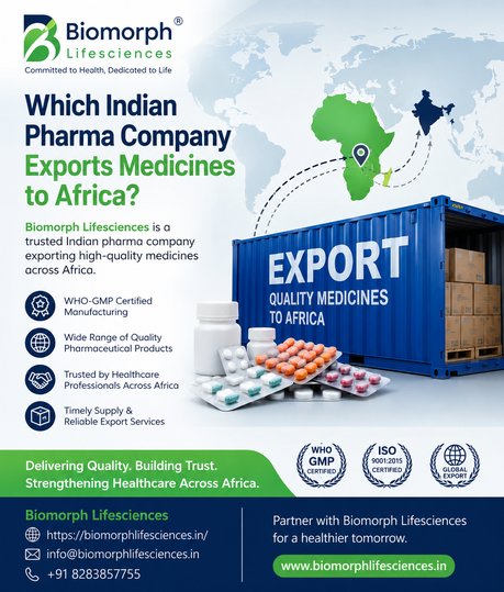 Which Indian pharma company exports medicines to africa?