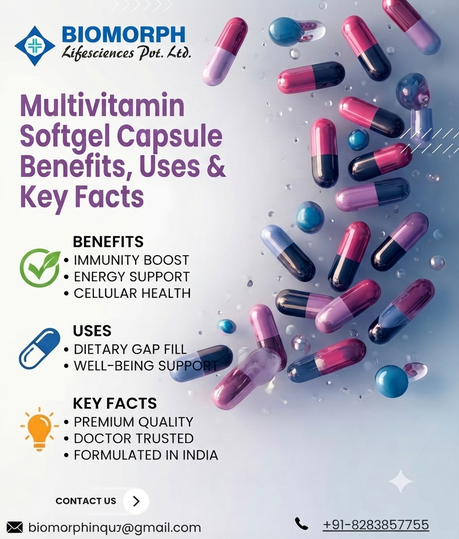multivitamin softgel capsule