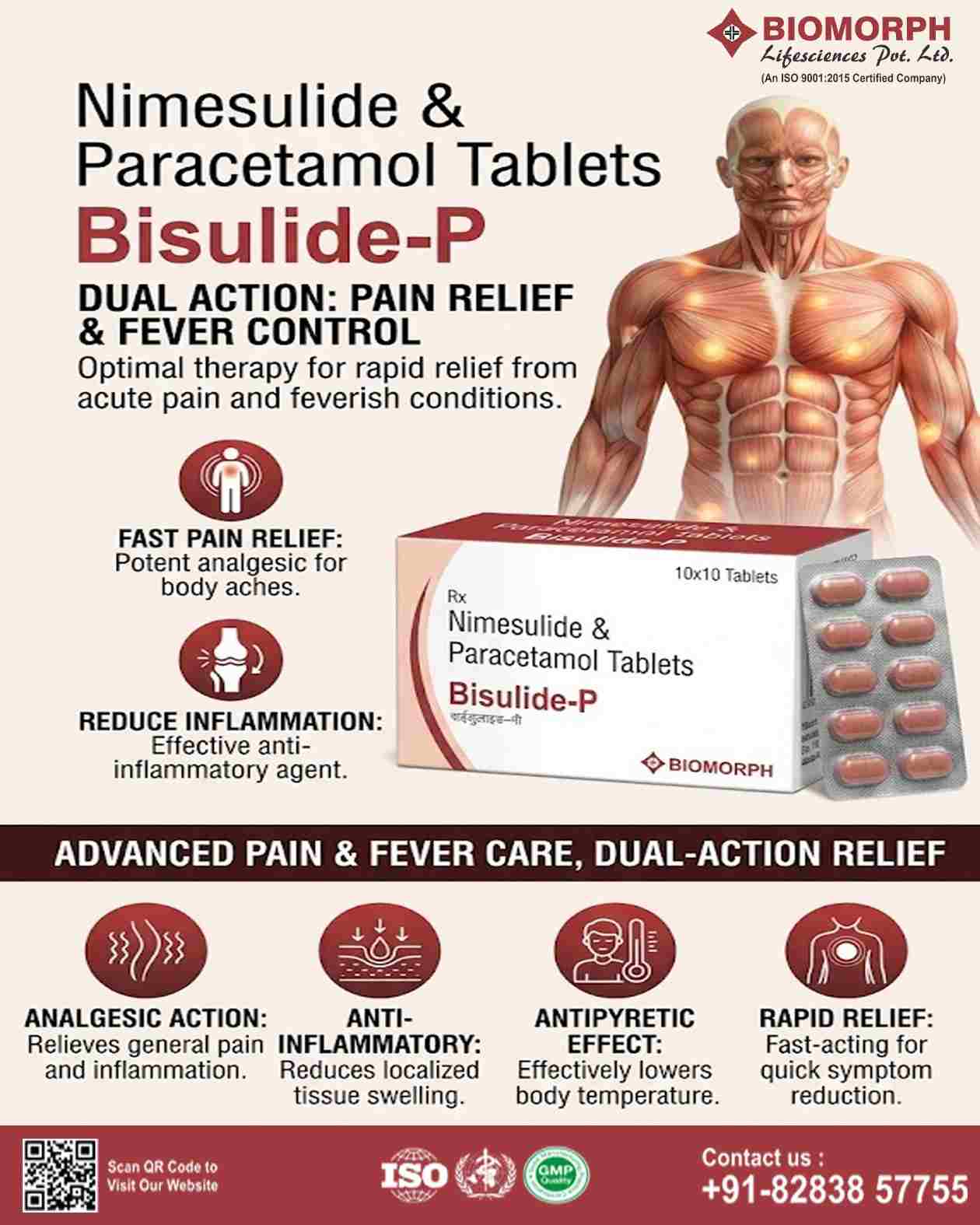 Nimesulide & Paracetamol Tablets