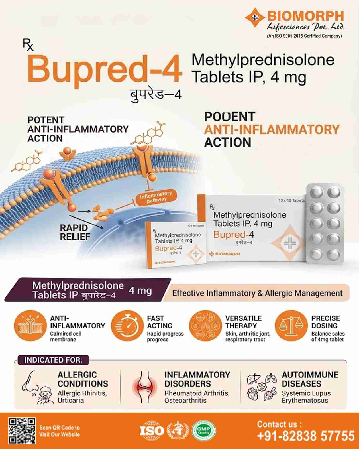 Methylprednisolone tablets