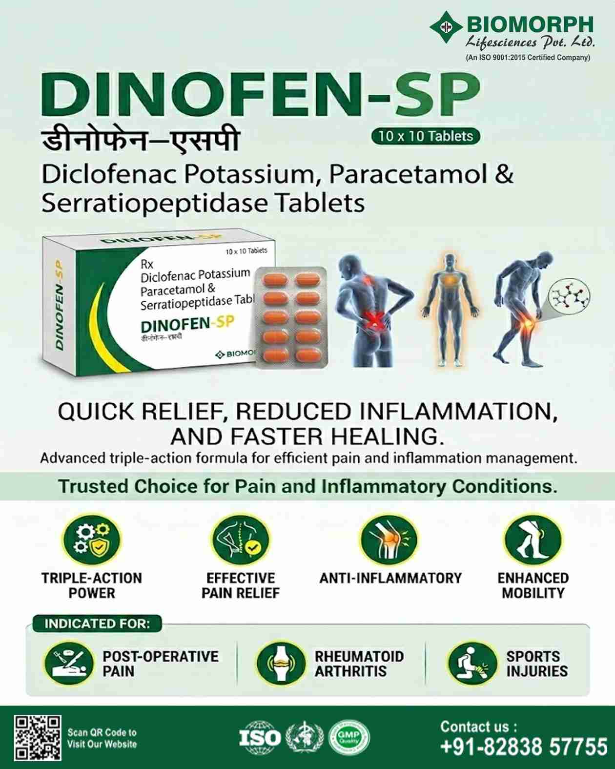 diclofenac potassium paracetamol