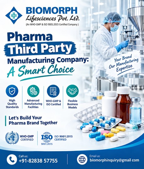 pharma third party manufacturing company